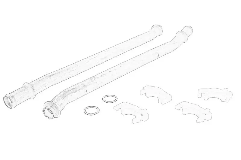 Przewód metalowy układu chłodzenia (dwa oringi FIAT – 77366094