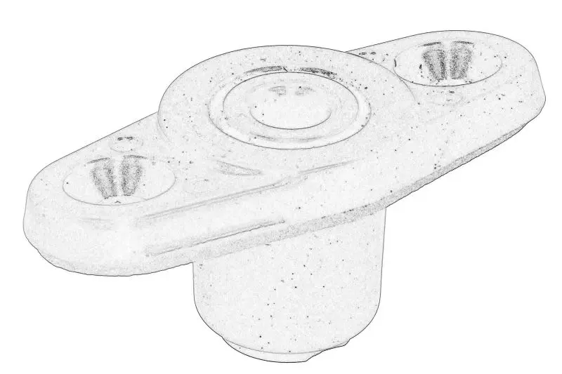 Prowadnica drzwi L/P przesuwnych VW – 7C0 843 637