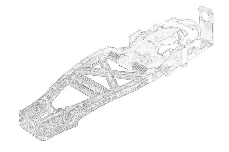 Element klamki drzwi (mocowanie) przód P VW – 7E0 837 886C