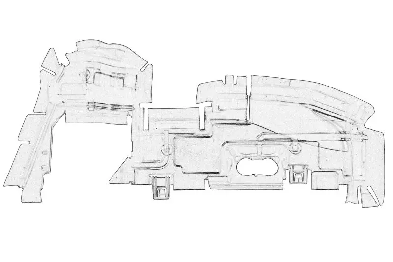 Kierownica powietrza L VW – 80A 121 283EC