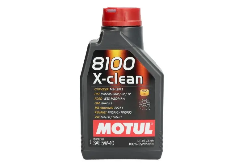 Olej silnikowy 8100 (1L) 5W40 MOTUL – 8100 X-CLEAN 5W40 C3 1L