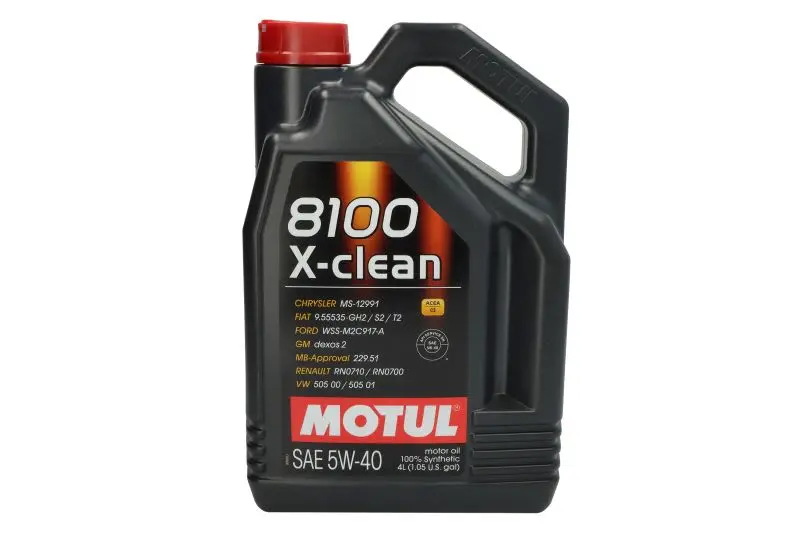 Olej silnikowy 8100 (4L) 5W40 MOTUL – 8100 X-CLEAN 5W40 C3 4L
