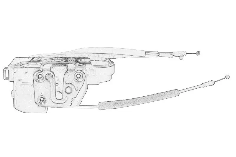 Zamek drzwi przód P HYUNDAI – 813202Y000