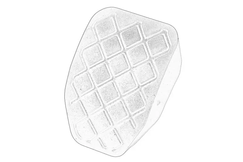 Element pedału (nakładka pedału hamulca) (manualna skrzynia biegów) VW – 8D1 721 173B