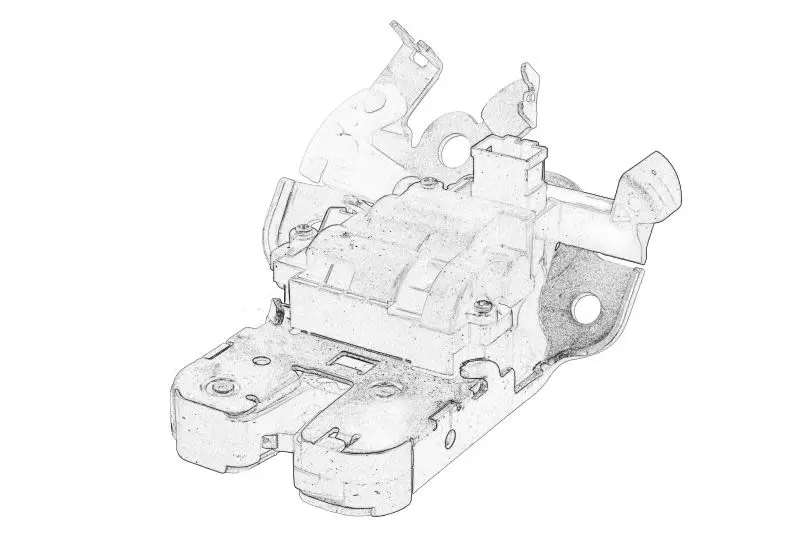 Zamek pokrywy bagażnika SKODA – 8R0 827 505A