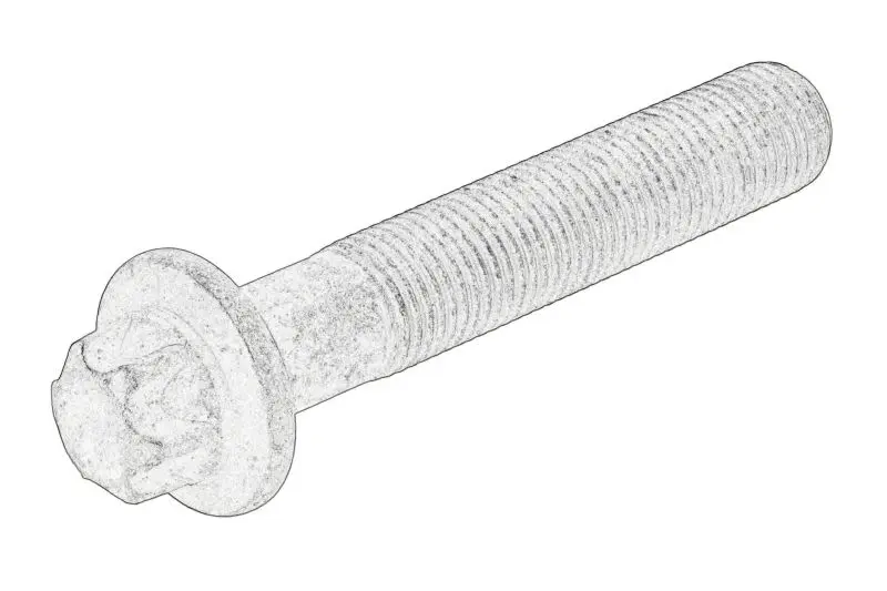 Śruba mocowania koła wału korbowego OPEL – 9129242