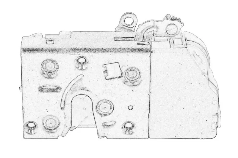 Zamek drzwi przód L PEUGEOT – 9135H6