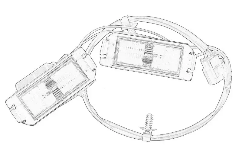 Lampa oświetlenia tablicy rejestracyjnej HYUNDAI – 925012L000