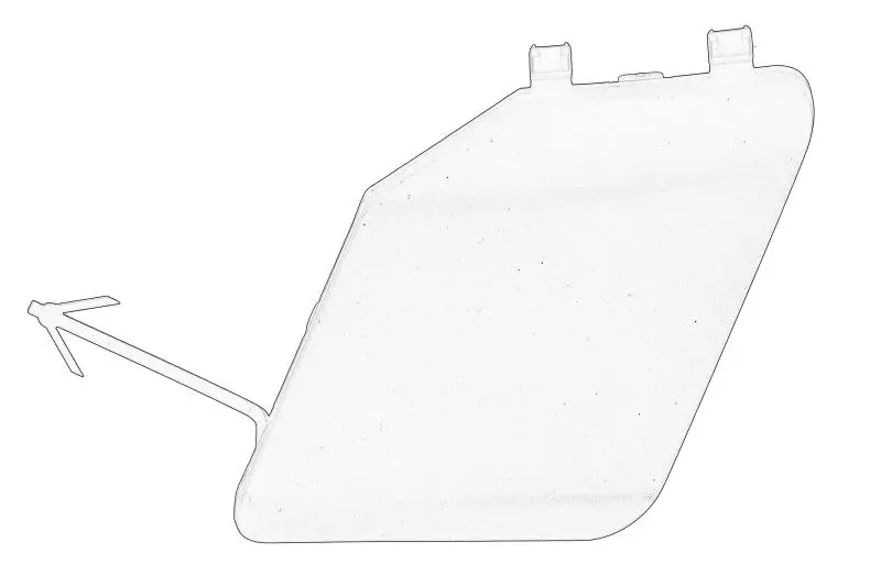 Zaślepka haka holowniczego przód (plastik OPEL – 93197276