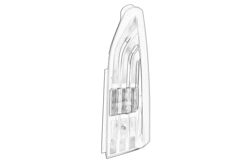 Lampa tył P (klapa PEUGEOT – 9820555280
