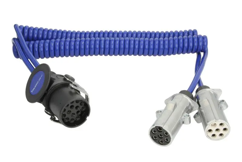 Przewód elektryczny spiralny (długość robocza 3,5m TRUCKLIGHT – AD-15/7-ALU-3,5M-AN