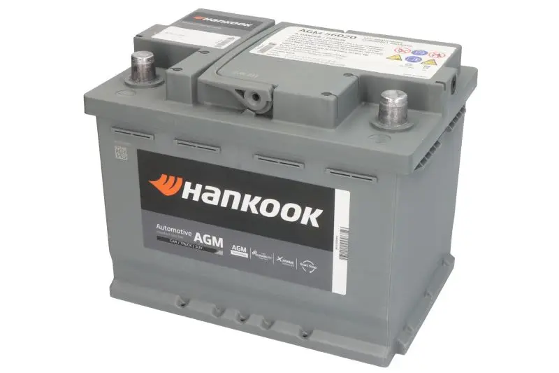 Akumulator HANKOOK 12V 60Ah/680A START&STOP AGM (P+ biegun standardowy) 242x174x190 B13 - stopka o wysokości 10,5 mm (agm/rozruchowy) – AGM56020