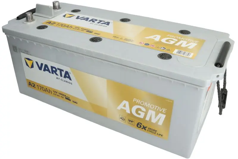 Akumulator 12V 170Ah/1000A PROMOTIVE AGM (L+ Biegun standardowy) 513x223x223 B00 (AGM/Rozruchowy) VARTA – AGM670901100