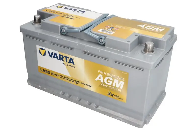 Akumulator VARTA 12V 95Ah PROFESSIONAL DUAL PURPOSE AGM P+ 353x175x190mm – AGM840095085