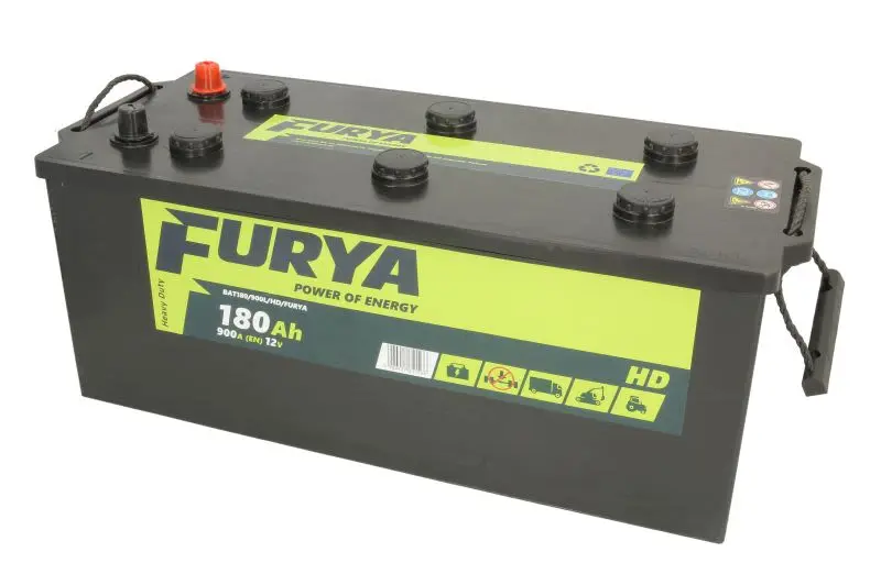Akumulator FURYA 180Ah/900A HD (L+ Biegun standardowy) 513x223x218 B00 - brak stopki mocującej (Rozruchowy) – BAT180/900L/HD/FURYA