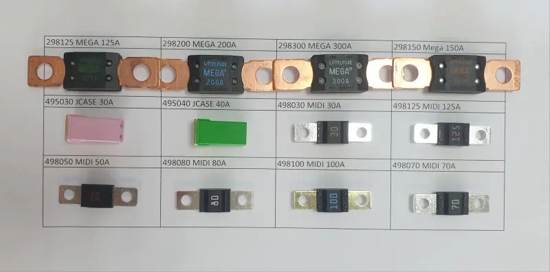 Komplet bezpieczników LITTELFUSE – BEZP1135819110658