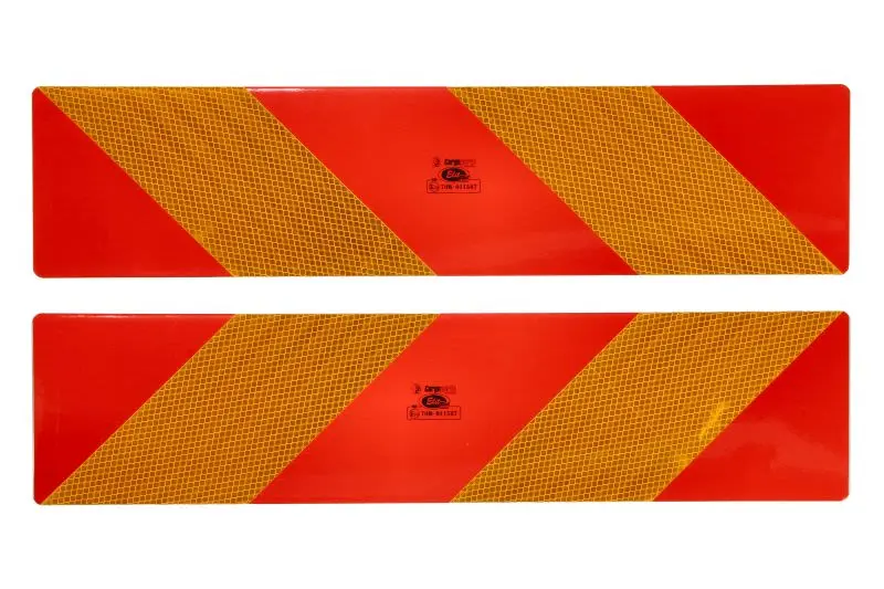 Tablica ostrzegawcza / informacyjna tył (2szt.) 130mm x 565mm CARGOPARTS – CARGO-AER5/RR