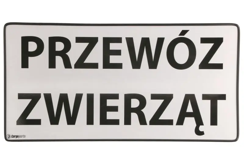 Tablica ostrzegawcza / informacyjna CARGOPARTS – CARGO-T061