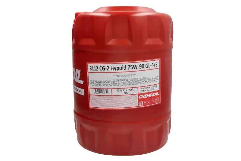Olej przekładniowy (20L) 75W90 CHEMPIOIL XXL – CH CG-2 HYP 75W90 20L PL