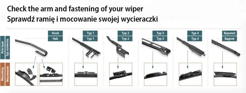 Pióro wycieraczki bezprzegubowe przód ze spojlerem (2szt.) Flat Blades 600/380mm DENSO – DF-013