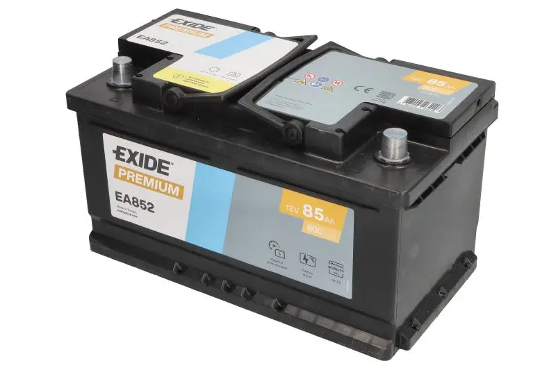 Akumulator EXIDE 12V 85Ah/800A PREMIUM (P+) 315x175x175 B13 - stopka o wysokości 10,5 mm (rozruchowy) – EA852