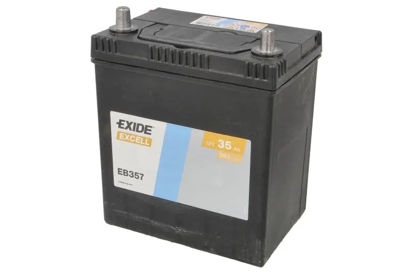 Akumulator EXIDE 12V 35Ah/240A EXCELL (L+) 187x127x220 B00 - brak stopki mocującej (rozruchowy) – EB357