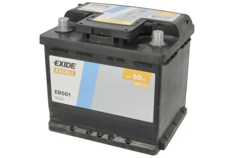 Akumulator EXIDE 12V 50Ah/450A EXCELL (L+) 207x175x190 B13 - stopka o wysokości 10,5 mm (rozruchowy) – EB501