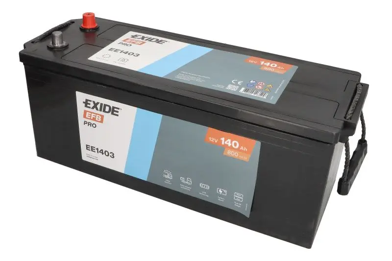 Akumulator 12V 140Ah/800A Strong PRO EFB+ (L+ Biegun standardowy) 513x189x223 B00 - brak stopki mocującej (EFB/Rozruchowy) EXIDE – EE1403