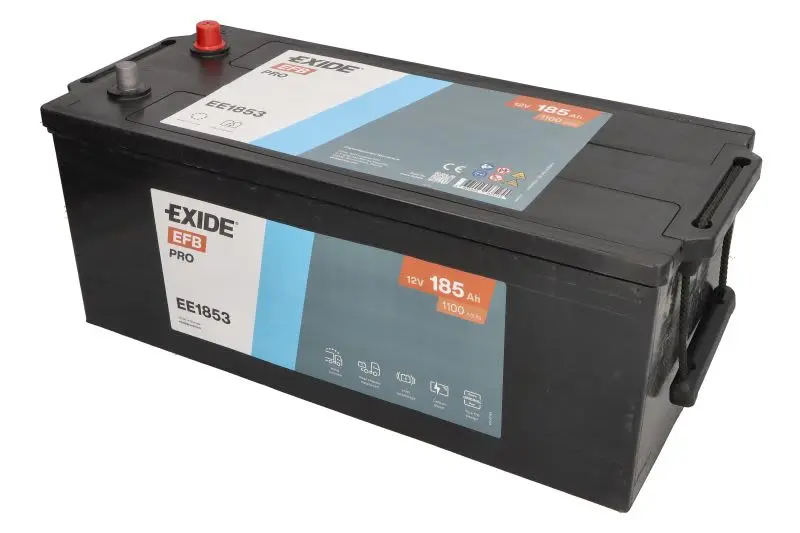 Akumulator 12V 185Ah/1100A Strong PRO EFB+ oś tylna (L+ Biegun standardowy) 513x223x223 B00 - brak stopki mocującej (EFB/Rozruchowy) EXIDE – EE1853