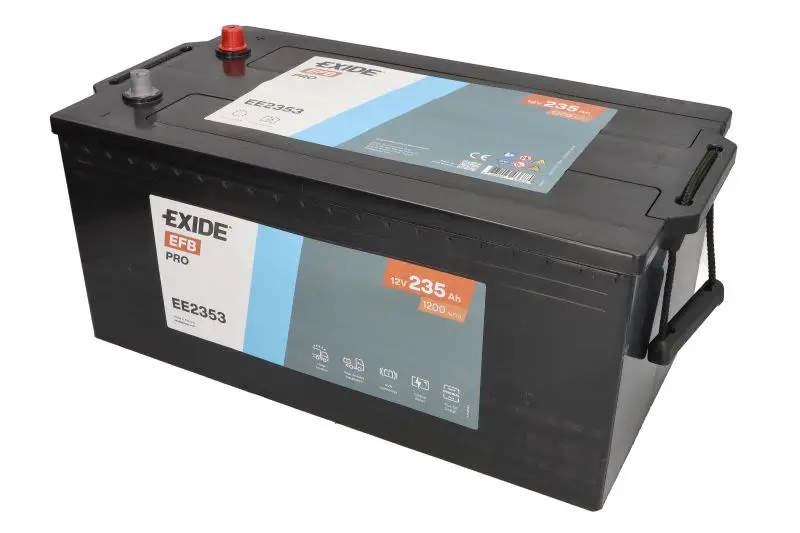Akumulator 12V 235Ah/1200A Strong PRO EFB+ oś tylna (L+ Biegun standardowy) 518x274x240 B00 - brak stopki mocującej (EFB/Rozruchowy) EXIDE – EE2353