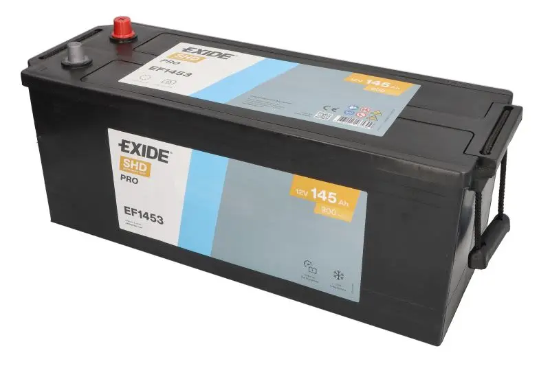 Akumulator 12V 145Ah/900A POWERPRO (L+ Biegun standardowy) 513x189x223 B00 - brak stopki mocującej (Rozruchowy) EXIDE – EF1453