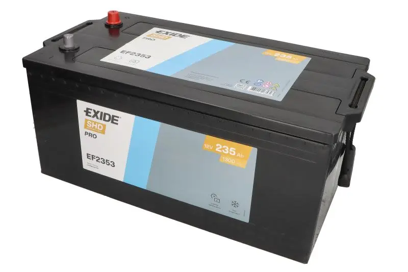 Akumulator 12V 235Ah/1300A POWERPRO (L+ Biegun standardowy) 518x274x240 B00 - brak stopki mocującej (Rozruchowy) EXIDE – EF2353