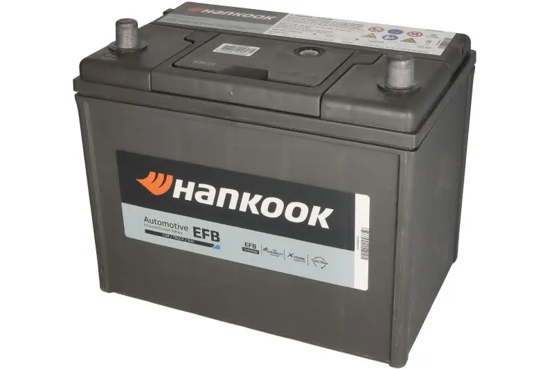 Akumulator HANKOOK 12V 75Ah/760A START&STOP EFB (P+ biegun standardowy) 257x172x226 B00 - brak stopki mocującej (efb/rozruchowy) – EFB130D26L(S95)