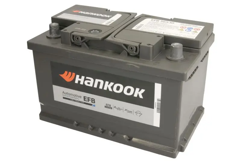 Akumulator HANKOOK 12V 65Ah/650A START&STOP EFB (P+ biegun standardowy) 277x174x175 B13 - stopka o wysokości 10,5 mm (efb/rozruchowy) – EFB56530