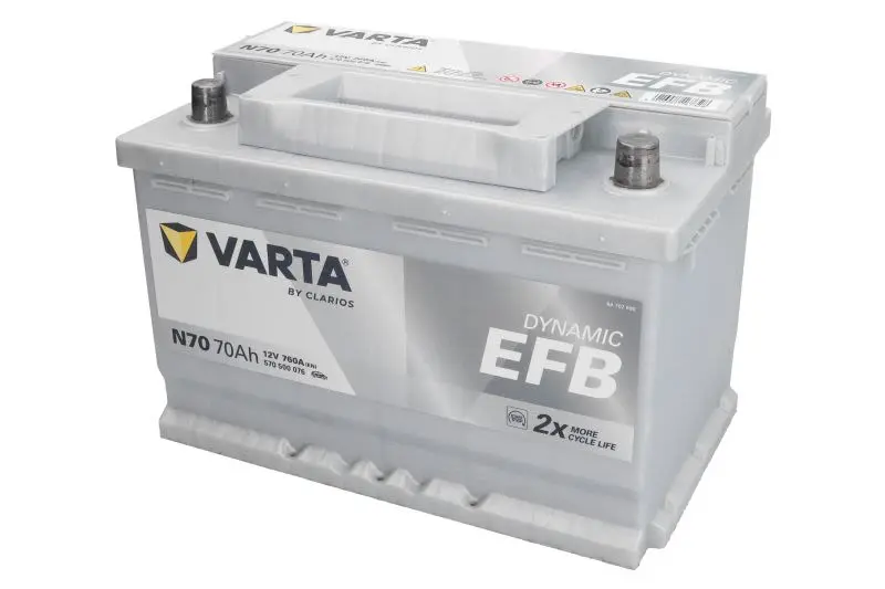 Akumulator VARTA 12V 70Ah/760A Dynamic EFB – EFB570500076