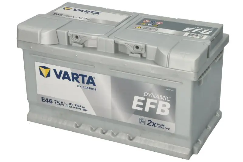 Akumulator VARTA 12V 75Ah/730A Dynamic EFB – EFB575500073