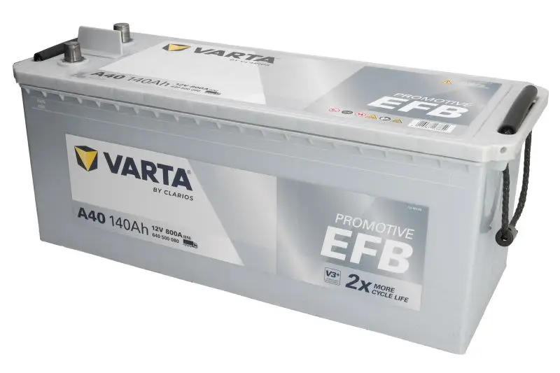 Akumulator 12V 140Ah/800A PROMOTIVE EFB (L+ Biegun standardowy) 513x189x223 B00 - brak stopki mocującej (EFB/Rozruchowy) VARTA – EFB640500080