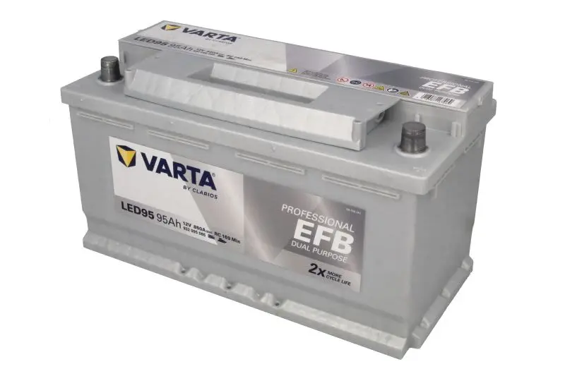 Akumulator VARTA 12V 95Ah PROFESSIONAL DUAL PURPOSE EFB P+ 353x175x190mm – EFB932095085