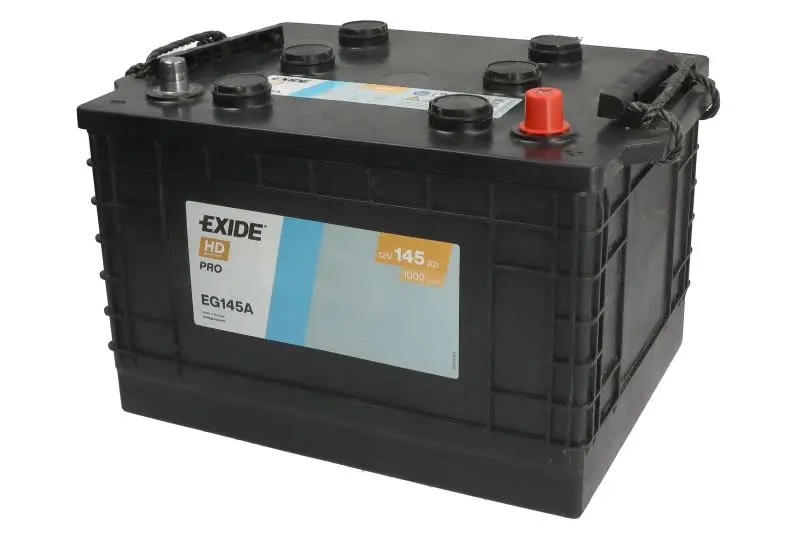 Akumulator 12V 145Ah/1000A STARTPRO (P+ Biegun standardowy) 360x253x240 B00 - brak stopki mocującej (Rozruchowy) EXIDE – EG145A
