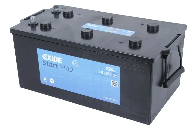 Akumulator 12V 225Ah/1200A STARTPRO (L+ Biegun standardowy) 518x274x240 B00 - brak stopki mocującej (Rozruchowy) EXIDE – EG2253