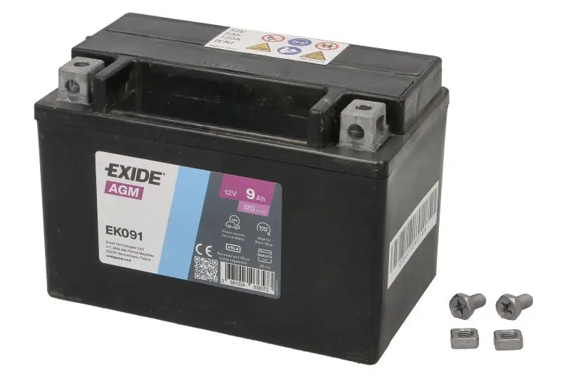 Akumulator EXIDE 12V 9Ah/120A AGM – EK091