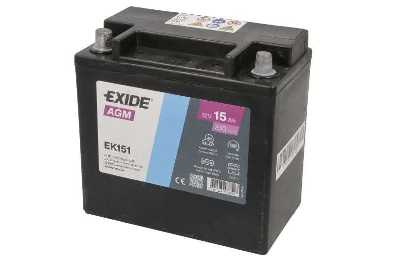 Akumulator EXIDE 12V 15Ah/200A AGM – EK151