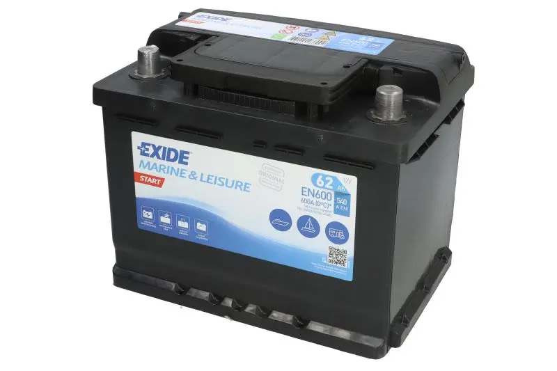 Akumulator EXIDE 12V 62Ah/540A MARINE/RV – EN600