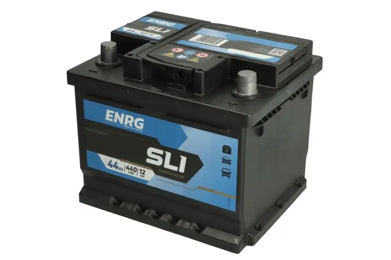 Akumulator ENRG 12V 44Ah/440A CLASSIC (P+ biegun standardowy) 207x175x175 B13 - stopka o wysokości 10,5 mm (rozruchowy) – ENRG544402044