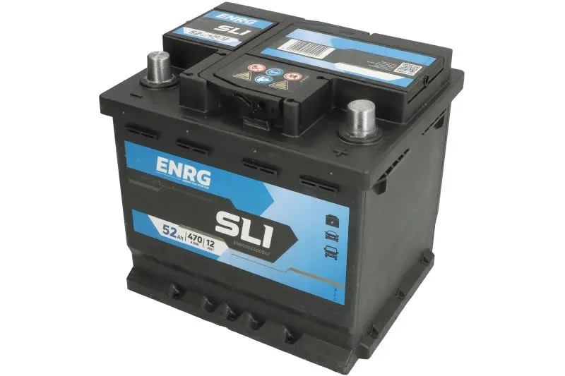 Akumulator ENRG 12V 52Ah/470A CLASSIC (P+ biegun standardowy) 207x175x190 B13 - stopka o wysokości 10,5 mm (rozruchowy) – ENRG552400047