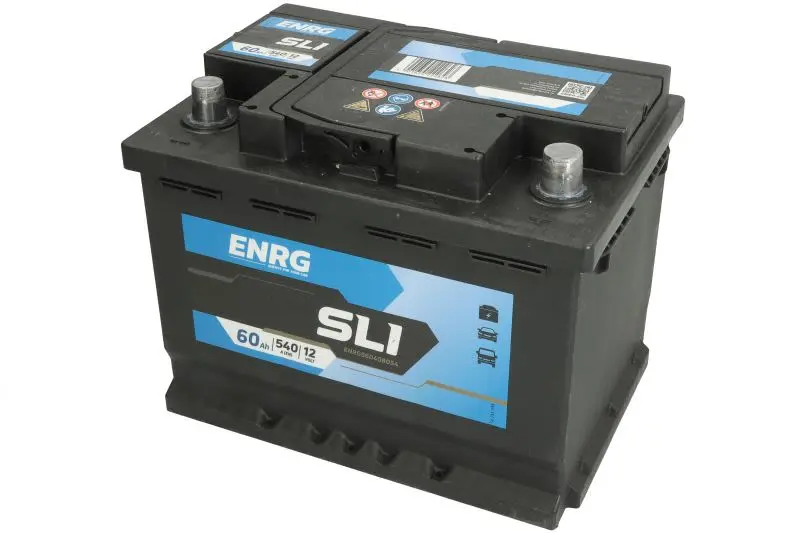 Akumulator ENRG 12V 60Ah/540A CLASSIC (P+ biegun standardowy) 242x175x190 B13 - stopka o wysokości 10,5 mm (rozruchowy) – ENRG560408054