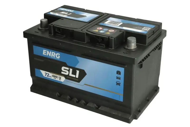 Akumulator ENRG 12V 72Ah/680A CLASSIC (P+ biegun standardowy) 278x175x175 B13 - stopka o wysokości 10,5 mm (rozruchowy) – ENRG572409068