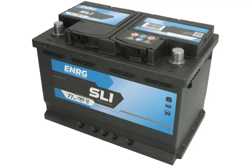 Akumulator ENRG 12V 77Ah/780A CLASSIC (P+ biegun standardowy) 278x175x190 B13 - stopka o wysokości 10,5 mm (rozruchowy) – ENRG577400078