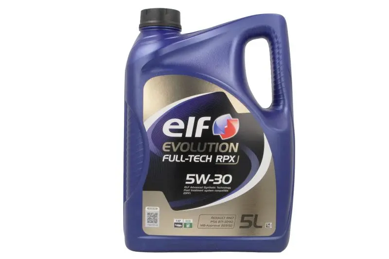 Olej silnikowy EVOLUTION (5L) 5W30 ELF – EVO 5W30 F.T. RPX 5L