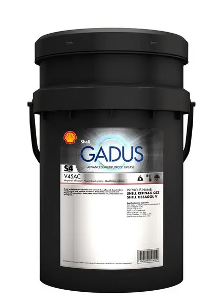 Smar do układów centralnego smarowania kompleks litowy/kompleks wapniowy Gadus (18KG) SHELL XXL – GADUS S4 V45AC 00/000 18K